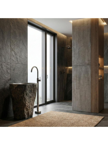 Baterie freestanding lavoar lavoar Rea Lungo Titan [1]