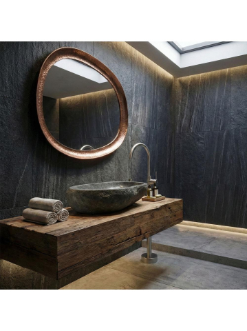 Baterie freestanding lavoar Rea Lungo crom periat [3]