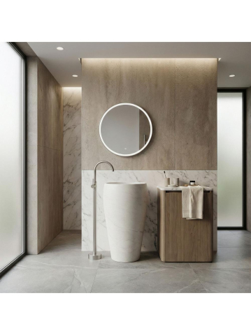 Baterie freestanding lavoar Rea Lungo crom periat [1]