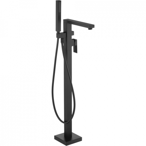 Baterie freestanding monocomanda cada cu set de dus Deante Anemon negru [1]