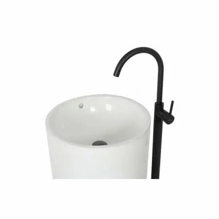 Baterie freestanding pentru lavoar Rea Ortis negru mat [3]