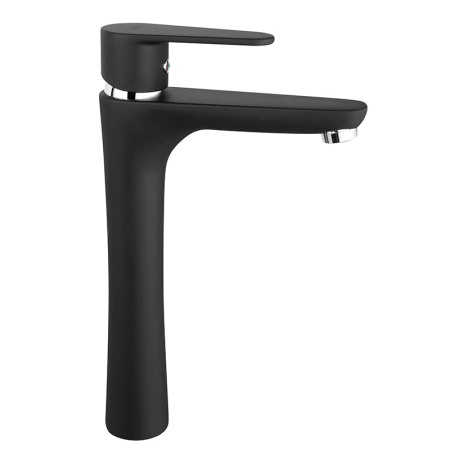 Baterii baie - Baterie inalta de lavoar Ferro, Algeo Black, fara ventil, negru