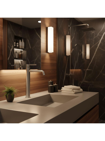 Baterie inalta de lavoar Rea Foster crom periat [5]