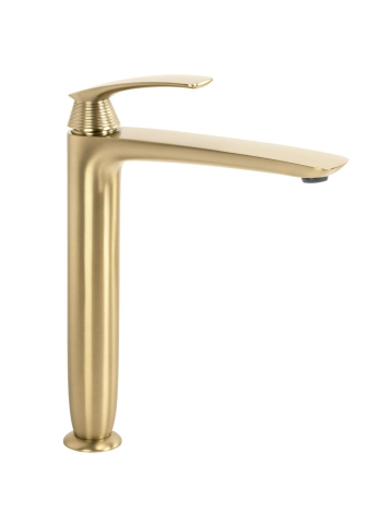 Baterie lavoar Rea Como auriu periat PVD 290mm montaj pe blat [10]