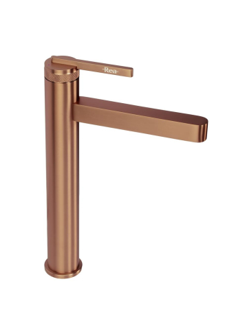 Baterie lavoar Rea Grace JS-703701-1BRG cupru periat PVD 287mm montaj blat [9]