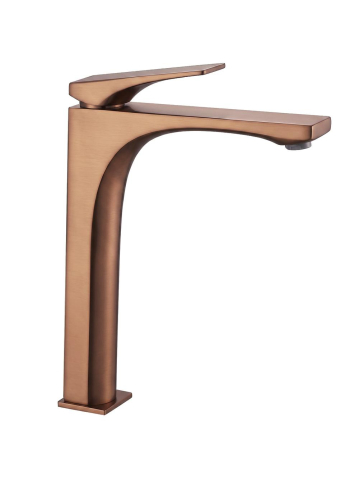 Baterie lavoar Rea Joe cupru periat montaj blat 285mm PVD alamă [10]