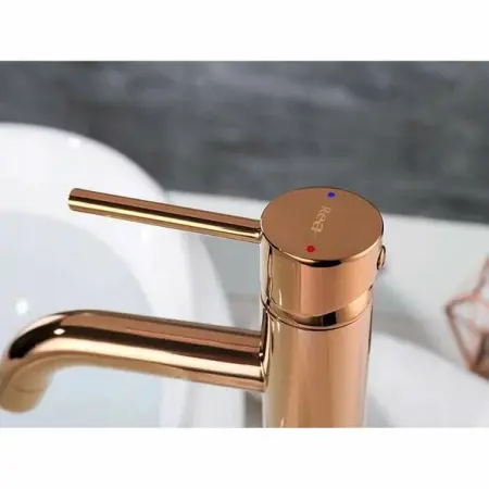 Baterie inalta lavoar Rea Lungo rose gold [4]