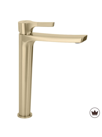 Baterii baie - Baterie lavoar Rea Maxim auriu periat 294mm montaj blat acoperire PVD