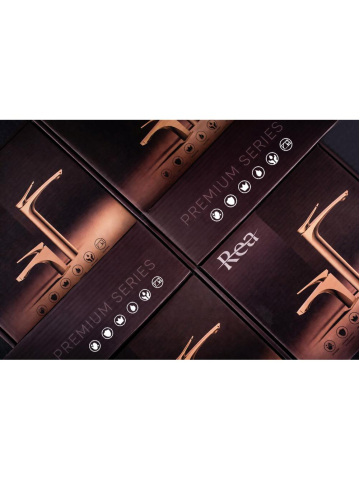 Baterie inalta lavoar Rea Vision cupru periat [9]