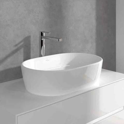Baterie inalta pentru lavoar Villeroy&Boch, Architectura 277, cu ventil click clack, crom [4]