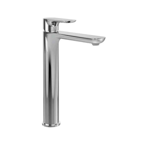 Baterii baie - Baterie înaltă pentru lavoar Villeroy&Boch, Skyla, cu ventil click-clack, crom