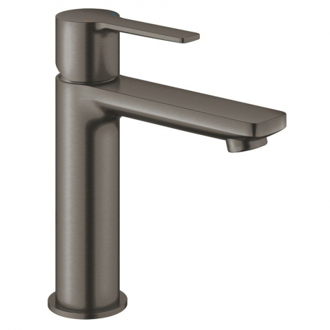 Baterii baie - Baterie lavoar antracit mat Grohe Lineare, cu ventil click-clack