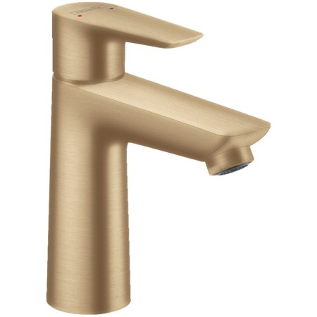 Baterii baie - Baterie lavoar cu ventil click clack, Hansgrohe, Talis E 110, bronz periat