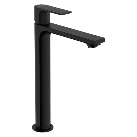 Baterii baie - Baterie lavoar cu ventil, Hansgrohe, Rebris E 240, negru mat