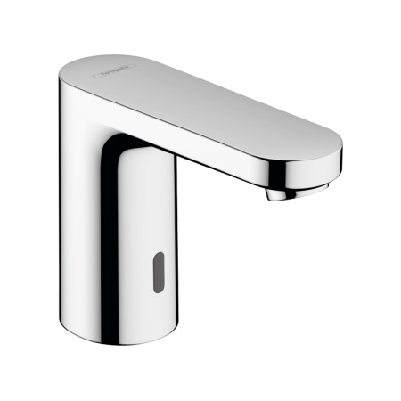 Baterii baie - Baterie lavoar electronica, Hansgrohe, Vernis Blend, h100, cu ajustare temperatura, crom