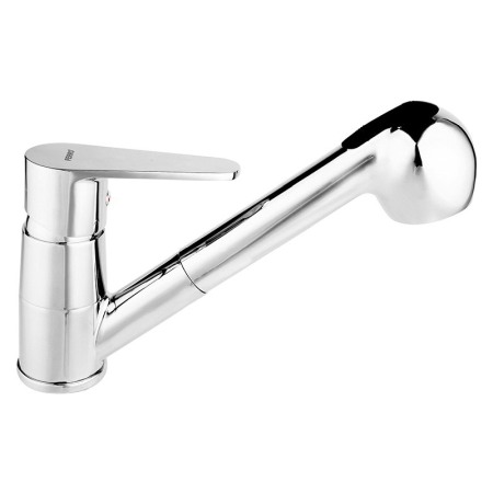 Baterii baie - Baterie lavoar, Ferro, Algeo, cu dus extractabil, crom