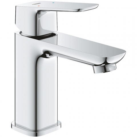 Baterii lavoar - Baterie lavoar Grohe Cubeo, fara ventil, marime S, crom