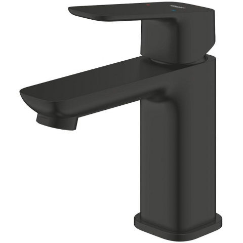 Baterie lavoar Grohe Cubeo, fara ventil, marime S, negru mat [1]