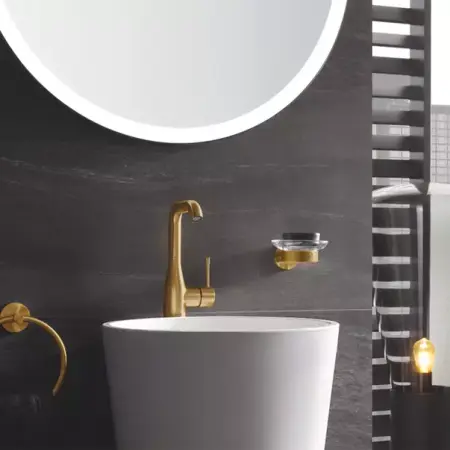Baterie lavoar Grohe Essence M auriu periat Cool Sunrise [1]