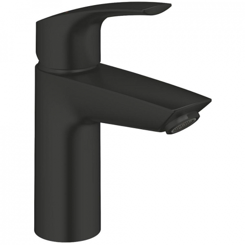 Baterii baie - Baterie lavoar Grohe Eurosmart cu ventil click-clack, marime S, negru mat