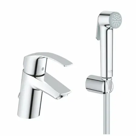 Baterii lavoar - Baterie lavoar Grohe Eurosmart New cu dus igienic crom lucios