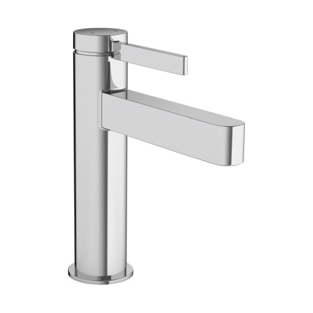 Baterii lavoar - Baterie lavoar, Hansgrohe, Finoris 110, cu ventil Push-Open, crom