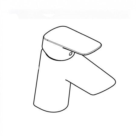 Baterie lavoar Hansgrohe, Logis 100, crom [3]
