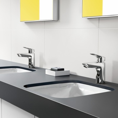 Baterie lavoar Hansgrohe, Logis 100, crom [5]