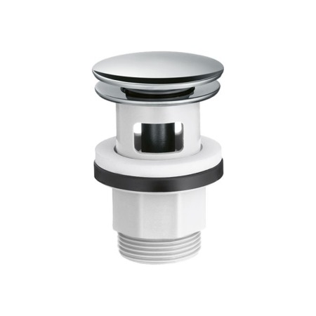 Baterie lavoar Hansgrohe, Logis 100, cu ventil, crom [1]
