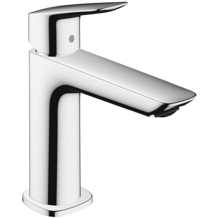 Baterii baie - Baterie lavoar Hansgrohe, Logis Fine 110, cu ventil, crom