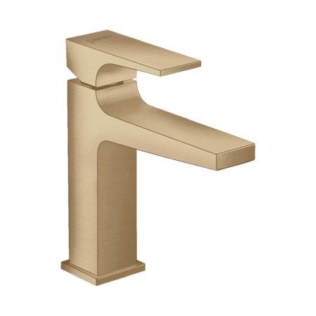 Baterii baie - Baterie lavoar, Hansgrohe, Metropol 110, cu ventil, bronz periat