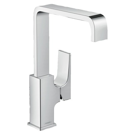 Baterii baie - Baterie lavoar, Hansgrohe, Metropol 230, cu ventil, crom