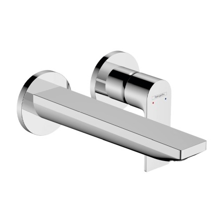 Baterii baie - Baterie lavoar, Hansgrohe, Rebris E, montaj pe perete, pipa 200 mm
