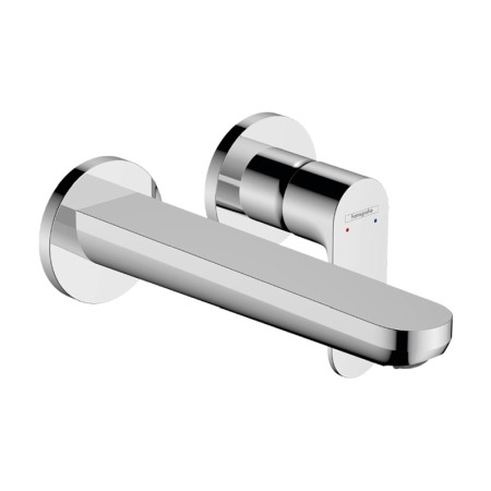 Baterii baie - Baterie lavoar Hansgrohe, Rebris S, montaj pe perete, pipa 200 mm
