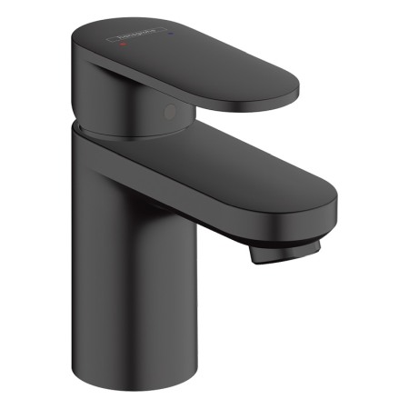 Baterii baie - Baterie lavoar, Hansgrohe, Vernis Blend 70, cu ventil pop-up, negru mat