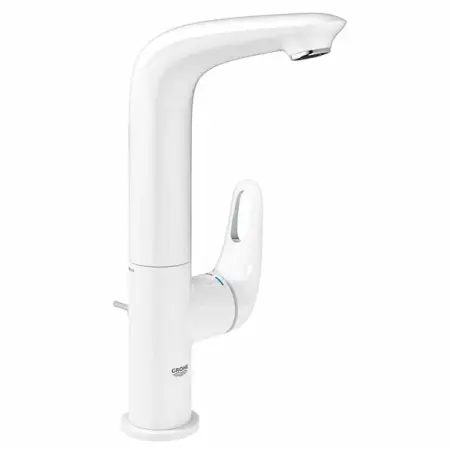 Baterii baie - Baterie lavoar inalta Grohe Eurostyle New L alb maner loop