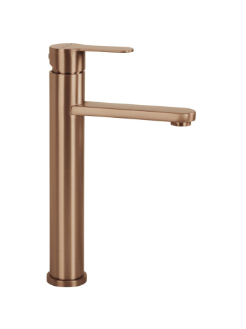 Baterie lavoar Rea Arcos cupru periat PVD 290mm montaj pe blat [9]