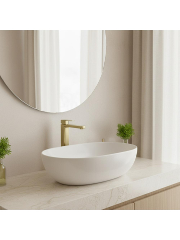 Baterie lavoar inalta Rea Arlo auriu periat [4]