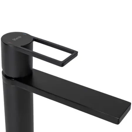 Baterie lavoar inalta Rea Flip negru mat [4]