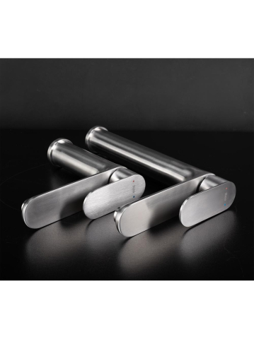 Baterie lavoar Rea Logan Nickel Periat montaj pe blat 295 mm PVD [7]