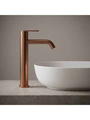 Baterie lavoar inalta Rea Ontario cupru periat [6]