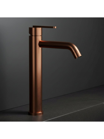 Baterie lavoar inalta Rea Ontario cupru periat [4]