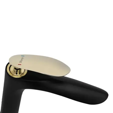 Baterie lavoar inalta Rea Orbit negru - auriu mat/lucios [3]