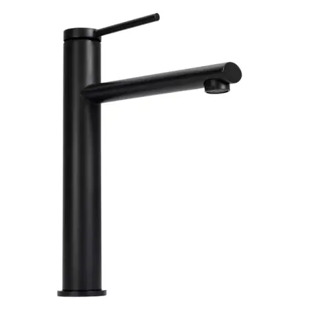 Baterie lavoar inalta Rea Oval negru mat [3]