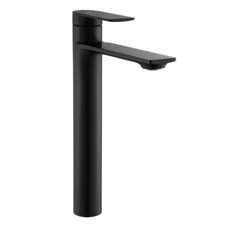 Baterii baie - Baterie lavoar inalta Rea Storm monocomanda negru mat