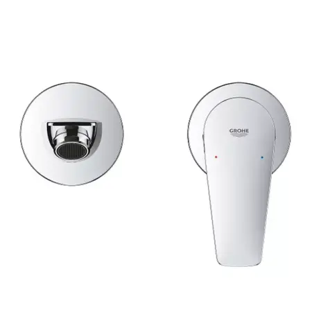 Baterie lavoar incastrata Grohe BauEdge crom cu corp incastrat inclus [2]