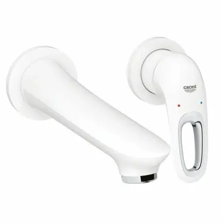 Baterii lavoar - Baterie lavoar incastrata Grohe Eurostyle New maner alb loop