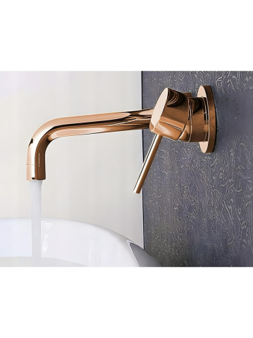 Baterie lavoar incastrata Rea Lungo + BOX cupru [1]