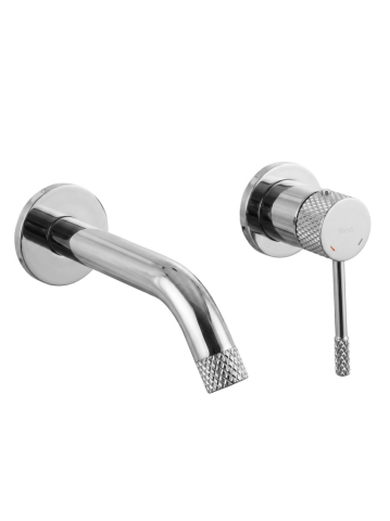 Baterii lavoar - Baterie lavoar incastrata Rea Venti crom moletare Diamond Chrome Plating 175mm