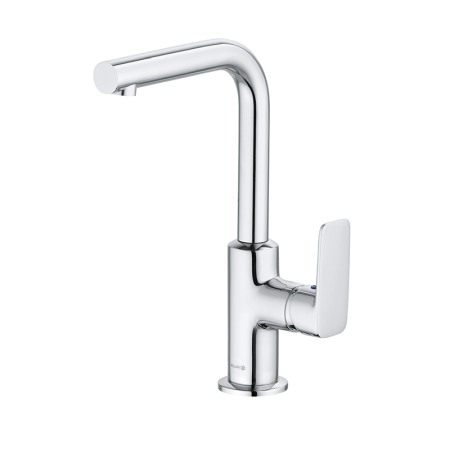 Baterii baie - Baterie lavoar Kludi, Pure &amp; Style, levier lateral, crom